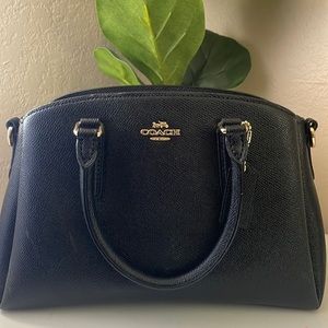 Coach Mini Sage Black crossbody purse satchel